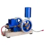 STARPOWER Mini Four Stroke Gasoline Engine Internal Combustion Engine Model with Wooden Base Physics Experiment Science Discovery Production Invention Gift Collection Toys