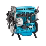 TECHING DM111 Metal Turbocharged 4 Cylinder Engine DIY Assembly Kit Excellent STEAM Science Education Discovery Toys Children Gifts