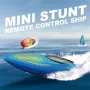 JJRC S8 RTR 2.4G RC Boat Stunt Mini Speedboat LED Light 360° Rotation Remote Control Racing Ship Waterproof Kids Children Toys Vehicle Models