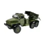 WPL B36-2 1/16 2.4G 6WD RTR Rc Car Hail Rocket Launcher BM-21 Military Truck Rock Crawler Vehicle Models Toy Proportional Control
