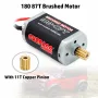 Surpass Hobby 180 87T Brushed Motor with 11T Copper Pionion Gear for TRX4M 1/10 RC Car Vehicles Models Spare Parts
