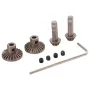 Upgraded Metal Parts Front Rear Bridge Axle Small Large Bevel Gear for MNRC MN78 MN82 MN168 MN99S V2 1/12 RC Cars Vehicles Models Spare Accessories