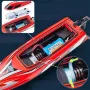 HJ823 2.4G RC Boat High Speed 25KM/h Speedboat Waterproof RTR Vehicle Models for Children Toys