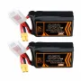 ZOP Power 14.8V 850mAh 100C 4S Lipo Battery XT30 Plug for RC Racing Drone