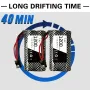 Volantex 78504-3 RTR Two Batteries 1/14 2.4G 4WD Drift RC Car LED Light High Speed On-Road Vehicles Models Toys