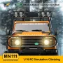 MNRC MN111 DIY KIT 1/18 4X4 RC Car LED Light Climbing Rock Crawler Off-Road Truck Portal Axle Alloy Shell Toys Classic Vehicles Models