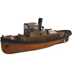 Tony Ray Aero Model 1/18 Mini 1930s Steam Tug Boat RC Ship DIY Full KIT Unassembled w/ Motor ESC Servo Micro Toys