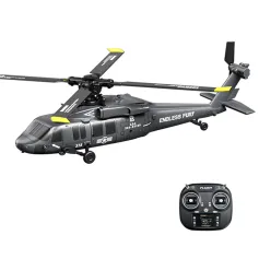 JJRC U9901 2.4G 6CH 6-осевой гироскоп бесщеточный двигатель оптическое позиционирование потока барометрическая симуляция высоты пилотажный радиоуправляемый вертолет RTF