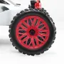 4PCS Upgraded Tires Wheel Rims for ARRMA TYPHON GROM ARA2106 1/18 2S RC Cars Vehicles Models Spare Parts Accessories W208