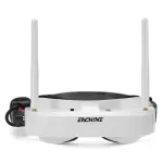 Eachine EV100 5.8G 72CH 720*540 FPV Goggles With Dual Antennas Fan 18650 Battery Case For RC Drone