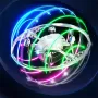 JJRC H131 AURORA BALL Stunt Light Ring 360° Spin Altitude Hold Mode RGB Color LED Circle Protection Kids Gifts 2.4G 4CH 6-Axis Remote Control RC Toys Drone Quadcopter RTF