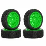 4PCS Upgraded RC Car Parts Wheel Tires for 70mm RV 1/10 Tamiya xv02 RC Car Vehicle Models Accessories