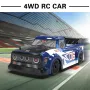 Volantex 78504-3 RTR Two Batteries 1/14 2.4G 4WD Drift RC Car LED Light High Speed On-Road Vehicles Models Toys