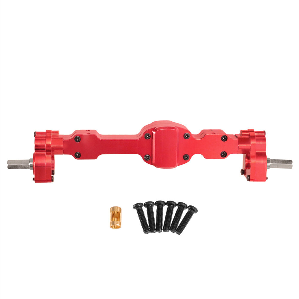 Red Rear Axle