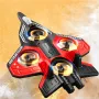 YLR/C S83 2.4G EPP Glider Altitude Hold Mode 360° Roll 4 Motors 4CH LED RC Drone Airplane Quadcopter Stunt Fighter RTF