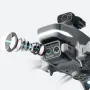 4DRC M2S GPS 5G WiFi FPV with Electric Adjustment HD Dual Camera 360° Infrared Obstacle Avoidance Optical Flow Positioning Strobe Light Brushless Foldable RC Drone Quadcopter RTF