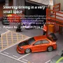 Turbo Racing C76 RTR 1/76 2.4G RWD Mini Drift RC Car Sports TC06 Chassis New Upgrade Motor THR-Curve Shocking Adjustable Wheelbase Micro LED Lights Full Proportional Vehicles Model Toys