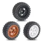 4PCS Upgraded Tires Wheel Rims for Arrma 1/18 2S Typhon Grom RC Cars Vehicles Models Spare Parts Accessories