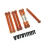 7PCS Pull Rods For ZD Racing DBX-10 1/10 Rc Car Metal Whole Vehicle Parts