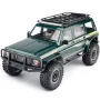 YIKONG YK4107 PRO 1/10 2.4G 4WD Brushless RC Car Tank Turn Rock Crawler Two Speed Differential Lock New LCG Chassis Hobbwing Power Metal Gears Oil Filled Shocks LED Lights Monster Off-Road Pickup Climbing Truck Vehicles Models Toys