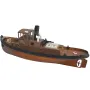Tony Ray Aero Model 1/18 Mini 1930s Steam Tug Boat RC Ship DIY Full KIT Unassembled w/ Motor ESC Servo Micro Toys