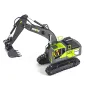 HuiNa Toys 1661 RTR 1/18 2.4G 13CH RC Excavator Alloy Bucket Engineering LED Light Spray 680° Rotation Remote Control Vehicles Models
