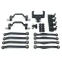 Upgraded Metal Part For WPL 1/16 C54 C54-1 C64-1 C74 C74-1 RC Car Pedal Tie Rod Shock Absorber Servo Seat Tie rod Seat Set RC Car Vehicle Model Accessories