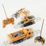 689-959A 1/20 2.4G 6CH RC Excavator+RC Dump Truck RTR for Children Toys