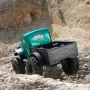 FMS FCX24 Power Wagon 12401 RTR 1/24 2.4G 4WD Brushless RC Car Rock Crawler Off-Road Truck Two Speed Upgraded Chassis Metal Gears Portal Axles LED Light Oil Filled Shocks Vehicles Models Toys