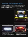 UDIRC 1002 1002SE V2 RTR 1/10 2.4G 4WD 60km/h RC Car Brushless Short Course Truck LED Light Gyro All Terrain Desert Off Road Truck Vehicles Models Toys