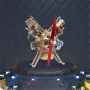 TECHING Alloy Mini Manual Assembly V2 Double-cylinder Engine Model Kits DIY Toy Collection Decoration Science Discovery Toys