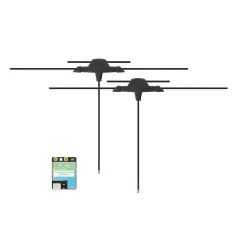 iFlight ExpressLRS 2.4GHz/900MHz ELRS 100mW Dual-Band True Diversity RX Receiver with Dual Antenna Support Gemini / True Diversity / Gemini Xrossband for FPV RC Drones