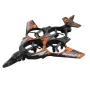 TU 160 Fighter 2.4G One Key Spray Gravity Sensor EPP FPV RC Drone Airplane Quadcopter Glider RTF With LED Lights for Beginners