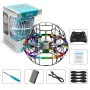 4DRC V49 Gesture One-Key Throwing Automatic Obstacle Avoidance 360° Stunt Spin LED Circle Protection Kids Gifts 2.4G 4CH 6-Axis Remote Control RC Toys Drone Quadcopter RTF