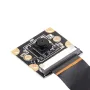 Waveshare 8MP IMX219 FPV Camera Module 79.3°/ 120° FOV MIPI-CSI Interface for Raspberry Pi5 Comes with CSI Flexible Cable 200mm for RC Drone
