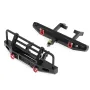 Upgraded Metal Front Rear Bumper for 1/18 RC Rock Crawler TRX4M Off-Road Climbing Truck Cars Vehicles Models Spare Parts