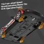 HW Y1806 RTR 1/16 2.4G 4WD Drift RC Car High Speed Racer LED Light Radio Control On-Road Racing Vehicle Model Boys Gifts Toys