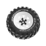 4PCS Off Road Tires Wheel 1.9 inch for 1/8 RC Racing Crawler Car FMS NT4 SCX10 W136 RC Car Parts Hex Adapte