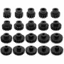M1.5 8mm RC Car Motor Gear Black Hardened Steel Metal Pinion for 1/5 1/6 XMAXX LOSI ARRMA HW 56113 7012 RC Model Car Parts