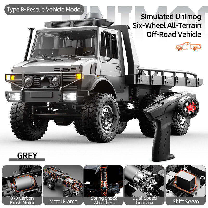 Recovery vehicle grey without winch