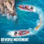 Volantexrc 797-6 SR40 2.4G 35mph RTR Brushless RC Boat Waterproof Auto Self Righting Reverse LED Light Water Cooling System Full Proportional High Speed Remote Control Ship Vehicles Models Toys