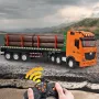 HuiNa Toys 1313 1/18 2.4G 9CH RC Car Woods Trasport Truck Wireless Remote Control LED Light Sound 270° Rotation High-Side Engineering Vehicles Models Toys