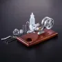 STARPOWER QX-SL-01/QX-SL-01-M Wooden Base/Metal Base Stirling Engine Model Physics Experiment Science Discovery Production Invention Gift Collection Toys