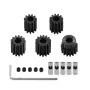 Short Truck Climbing Model RC Car Hardened Steel Gear 0.8 Module 5MM Inner Diameter Motor Gear Set Parts