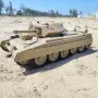 Coolbank G2078 1/16 2.4G RC Tank Simulate Sound Smoke Vehicle Model RTR Full Proportional Control