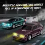Fayee FQD17 FQD19 RTR 1/43 2.4G 4WD Drift RC Car Gyro Full Proportional Controllable LED Light Mini Race High Speed On-Road Racing Remote Control Vehicles Models Boys Gifts Toys