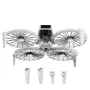 BRDRC Extended Heightening Landing Gear Legs Protector Support for DJI FLIP RC Drone Quadcopter