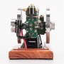 OKMO 1/8 3.6CC Mini Vintage Single Cylinder 4-Stroke Gasoline Engine Model 1140 Base Version Science Discovery Toys