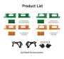 GEPRC MARK5 D / X Frame Upgrade Kit for RC FPV Racing Drone Compatible with DJI O4 Pro Air Unit Digital HD System