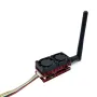 200mw 500mw 1W 4200mW 4.2W Adjustable VTX 5.8G 48CH Dual Cooling Fans 7-36V FPV Transmitter Long Distance Wireless Image Transmission SmartAudio Support for FPV Racing Drone RC Airplane Fixed Wings